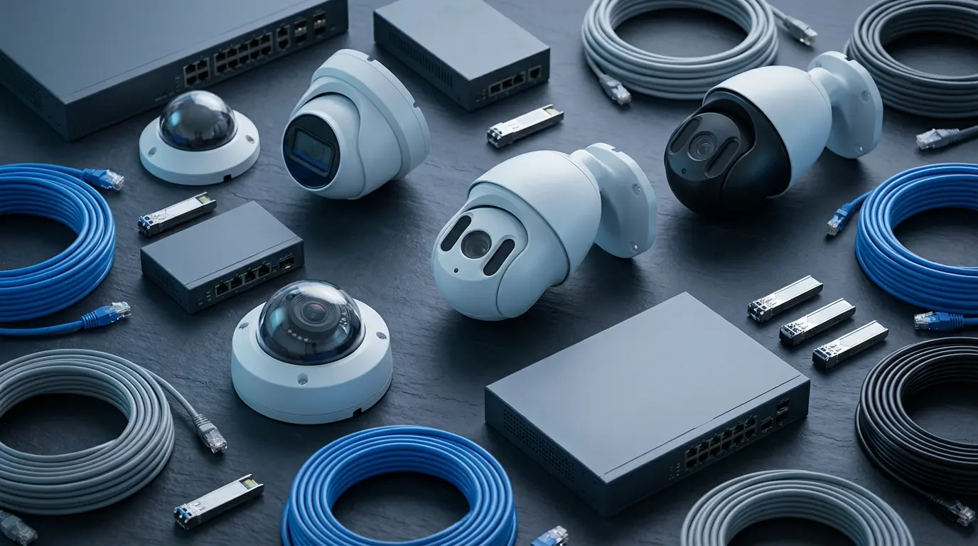 用途・予算に応じた適切なネットワークカメラ機器の選定イメージ