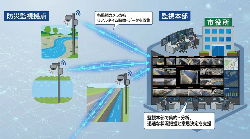 地域監視の全体構成イメージ